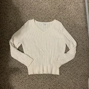 White Knit Sweater